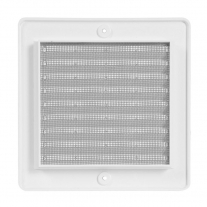 Rama de aerisire Haco, cu plasa, 15x15 cm, alb